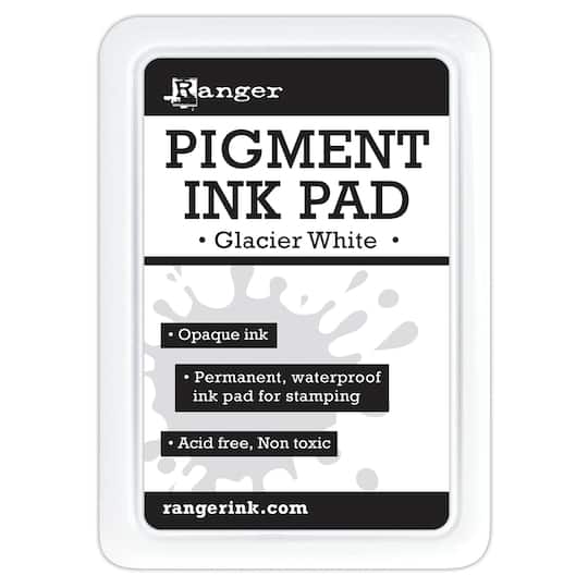 12 Pack: Ranger Glacier White Pigment Ink Pad